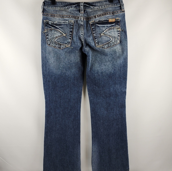 Silver Jeans Lola Bootcut Jeans Womens Size 28x32 Denim Pants - Picture 8 of 10